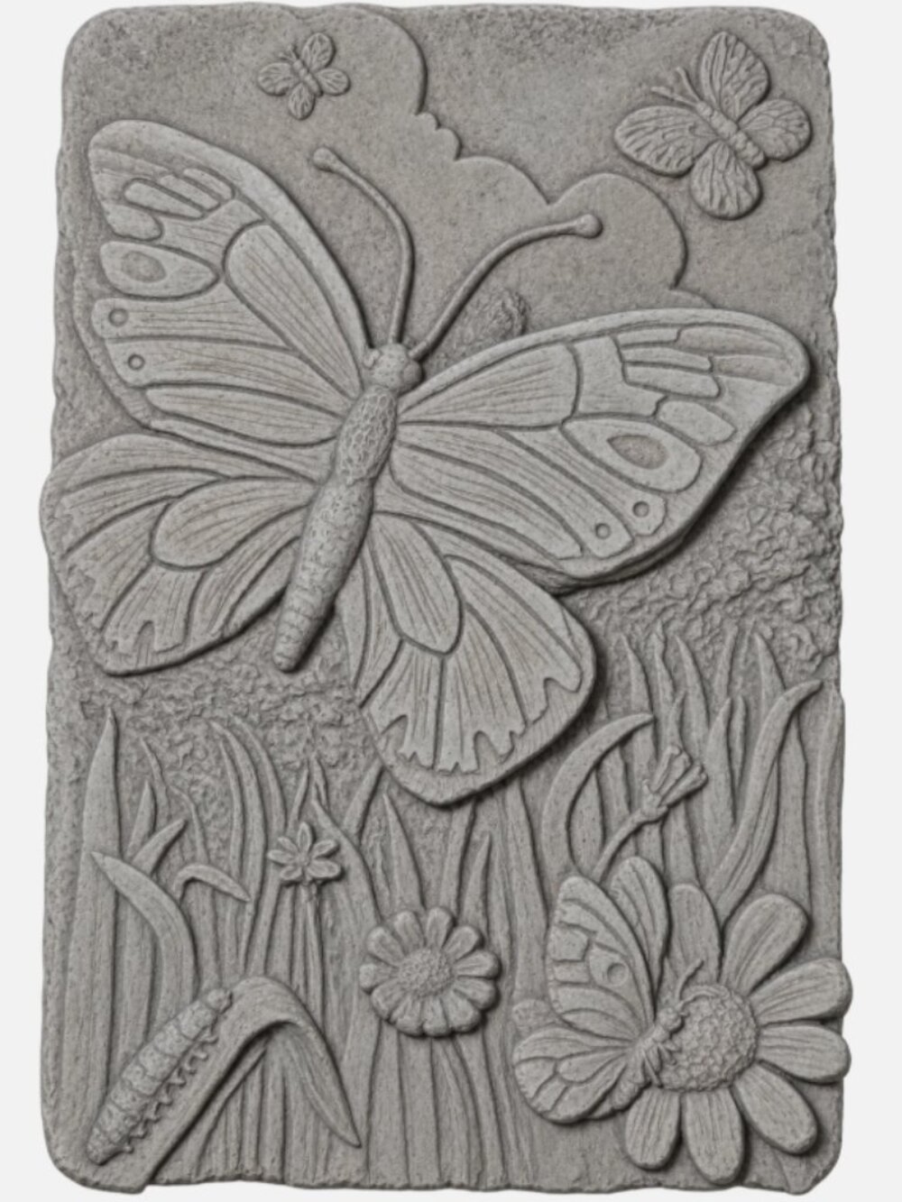 Carruth Studio Butterfly Meadow Wall Plaque - Signed by Artist, 2001